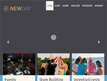 Tablet Screenshot of newday.cz